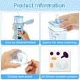 thumbnail image 5 of Water Cup in Bus Shape Leakproof Toy Bus Water Bottle 500ml Bus Shape Water Bottle Portable Kids Bus Water Bottle Creative Drinking Bottle with Straw Shoulder Strap for Boys Girls School Home, 5 of 7