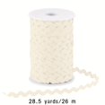 thumbnail image 1 of MesaSe 7 Colors RIC Rac Trim Ribbon - 28.5yds/26m  5mm/0.2 inch  Fabric Sewing Bending Fringe - For Flower Making  Wedding  Party  Lace Craft  Christmas Decoration  Gift Wrapping - Perfec, 1 of 7