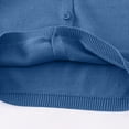 thumbnail image 5 of Navy Cardigan for Girls 7-8, Kids School Uniforms Long Sleeve Button Down Knit Cardigans Sweater Tops, 5 of 7