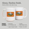 thumbnail image 4 of 15 fl oz Ceramic Mug, Phoenix, Arizona, Watercolor Study, Contour, Dishwasher & Microwave Safe, 4 of 5