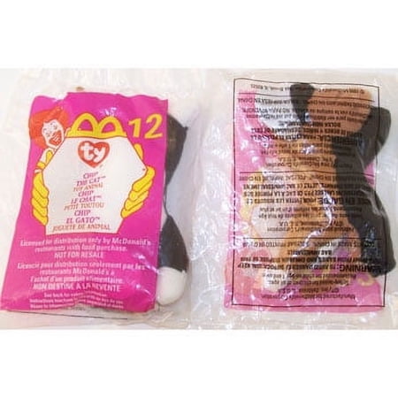 TY McDonald s Teenie Beanie - #12 CHIP the Calico Cat (1999) (4.5 inch) price history on PriceWatchPro