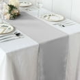 thumbnail image 2 of Efavormart 5PCS of SILVER Premium Polyester Table Runner For Weddings Birthday Party Banquets Decor Fit Rectangle and Round Table, 2 of 6