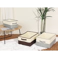thumbnail image 7 of Unique Bargains Fabric Storage Cube Storage Bin Storage Basket Grey 21.7*13.8*12in, 7 of 7