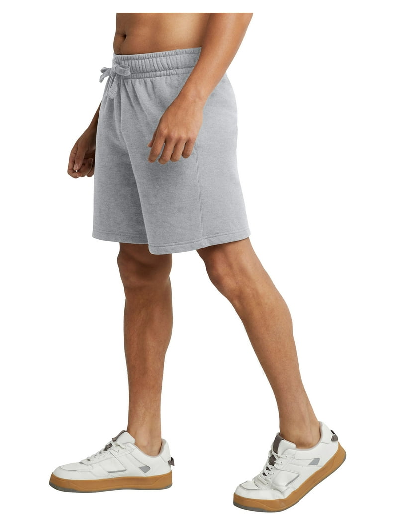Hanes Men's Fleece Sweat Shorts with Pockets, Adjustable Drawcord