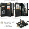 thumbnail image 2 of Compatible con la funda Billetera Samsung Galaxy A36 5G con Soporte para Tarjeta,Bolsillo Magnético con Cremallera, Correa para el Cordón, Billetera de Cuero con Tapa, 2 of 6