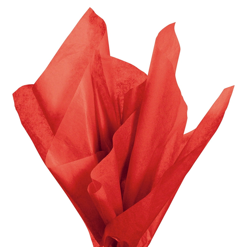 3 Packs of Red tissue 8 Sheets Per Pack 500 X 650mm 