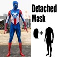 thumbnail image 1 of Disfraz de Halloween de capitán Advance y Spiderman, traje Zentai de superhéroe, mono de fiesta para adultos y niños Fivean unisex, 1 of 2