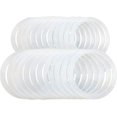 thumbnail image 1 of Replacement Silicone Seals Rings Leakproof Rubber Jar Seals for Kilner Jars and Glass Clip Top Canning, 1 of 5