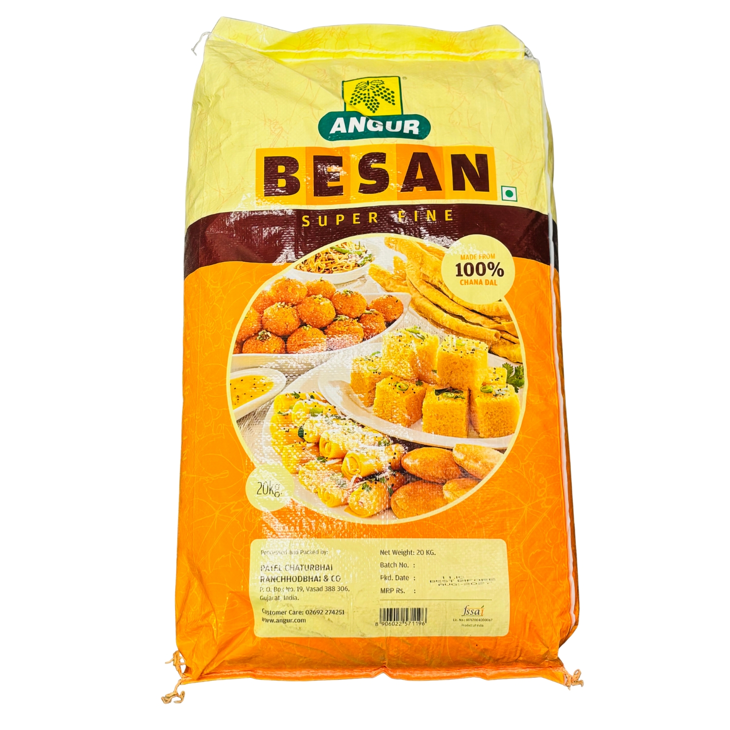 Angur Besan Fine (Gram Flour) 40lbs, Made from 100% Chana dal - Walmart.ca