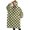 Olive Green and, variant on Oversized Wearable Blanket Hoodie,Olive Green and White Checkerboard Pattern Sherpa Blanket Hoodie with Super Pockets,Super Warm Fuzzy Pullover for Women & Men