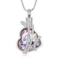 thumbnail image 5 of Crystal Butterfly Cremation Urn Necklace for Ashes - Memorial Keepsake with Crystal Pendant Jewelry Women Keepsake Bereavement Gift for A Loss of the Loved One, 5 of 7