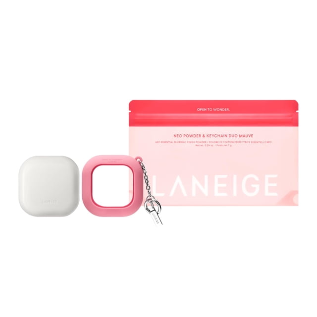 Polvo de ajuste LANEIGE Neo Blurring con llavero Duo Lo-Fi Mauve