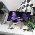 thumbnail image 3 of 1 Pcs 2D Flat License Plate Covers & Frames, Two Purple For Decorative Front, Waterproof For Decoration Aluminum License Plate Covers & Frames Cover For Men Women, 12" X 6", 3 of 6