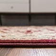 thumbnail image 5 of Rugs.com Aditi Collection Rug – 6' Round Red Low Rug Perfect For Kitchens, Dining Rooms, 5 of 9