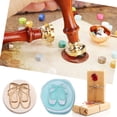 thumbnail image 3 of Ygjytge Sello Cera Latón Con Cabeza Sello Pintura Fuego 3D Forma Especial para Scrapbooking (R), 3 of 9