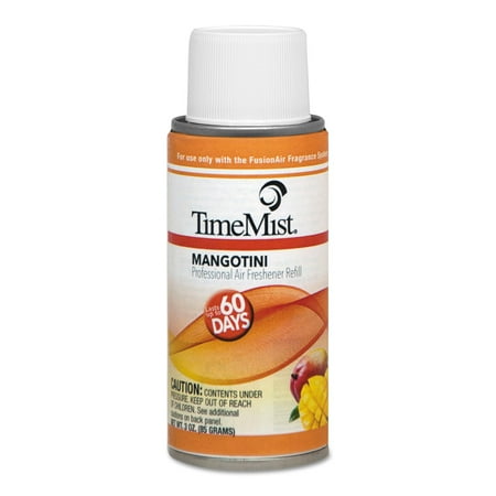Metered Aerosol Fragrance Dispenser - MicroTech Metered Aerosol Fragrance Dispenser Refills, Mango, 3 oz, 6/Carton