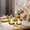 Sand Black, variant on Set of 3 LED Real Wax Candles with Candlesticks – Modern Decorative Candle Holders for Living Room, Windowsill, or Outdoor Use