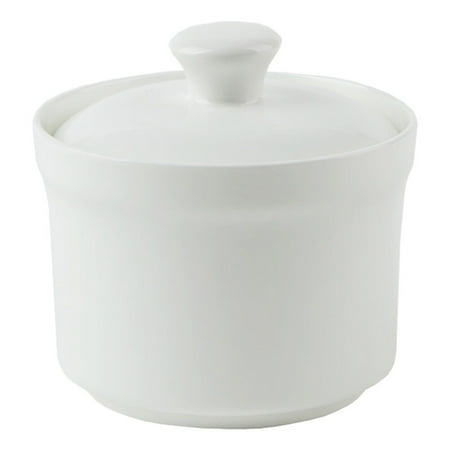 

NUOLUX Home Creative Ceramic Stew Bowl Soup Pot Restaurant Dessert Cup with Lid