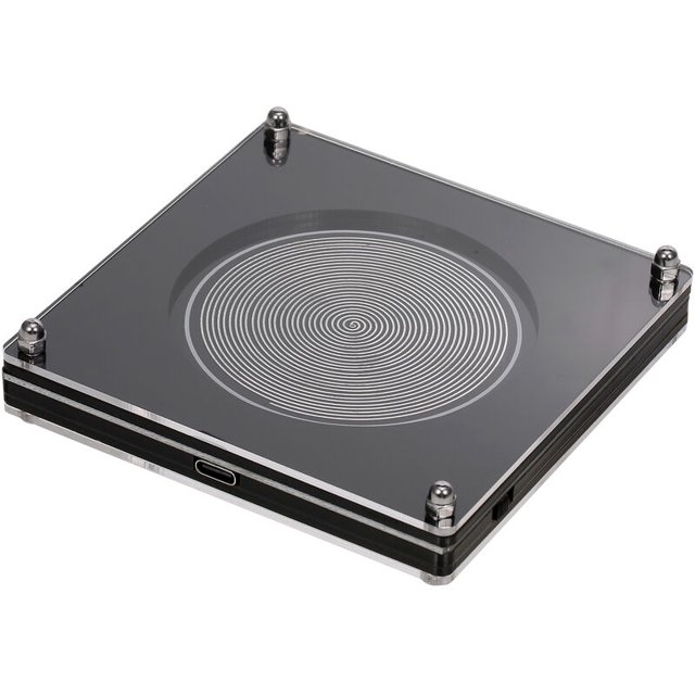 CHAO DC 5V Resonancia Schumann 7.83HZ Generador de pulso de frecuencia ultrabaja Generador de ondas Schumann Resonador de audio para relajar el sueño, mejorar la percepción visual y del sonido