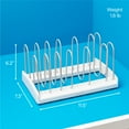 thumbnail image 4 of YouCopia StoreMore® Adjustable Pan & Lid Rack 11", for Kitchen Cabinet Storage, 4 of 5