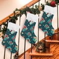 thumbnail image 3 of Ryvnso Christmas Stockings Christmas Gifts and Stars 17.7" Large Stocking Decoration 1 Pack, 3 of 7