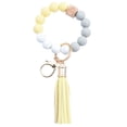 thumbnail image 2 of Fashion Creative Keychain Bracelet Wristlet Key Ring Beaded Bangle Key Chains for Women, 2 of 2
