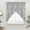 Grey, variant on Birch Trees Swag Curtains for Kitchen/Bedroom/Living Room, Forest Vintage Abstract Wooden Gray Scalloped Curtains 63 Inch Long, Rod Pocket Window Swag Topper Curtains Valances 2 Panels Set 36"x63"