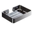 thumbnail image 1 of Jabonera, Paquete de 2 Jaboneras Autodrenantes de Bambú, Soporte para Jaboneras para Ducha, Baño, Cocina, Bañera, Fregadero de Bar (Plata) JM, 1 of 5