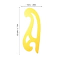 thumbnail image 2 of 3 Pcs French Curve Rulers French Curve Ruler Sewing Hip Curve Ruler French Curve Template, 2 of 6
