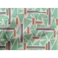 thumbnail image 4 of oneOone Cotton Poplin Fabric Triangle & Line Geometric Â Printed Craft Fabric BTY 56 Inch Wide, 4 of 4
