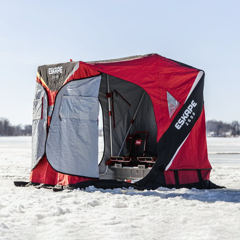 Eskimo 38400 Eskape 2600 Ice Fishing Flip Shelter with Two Side