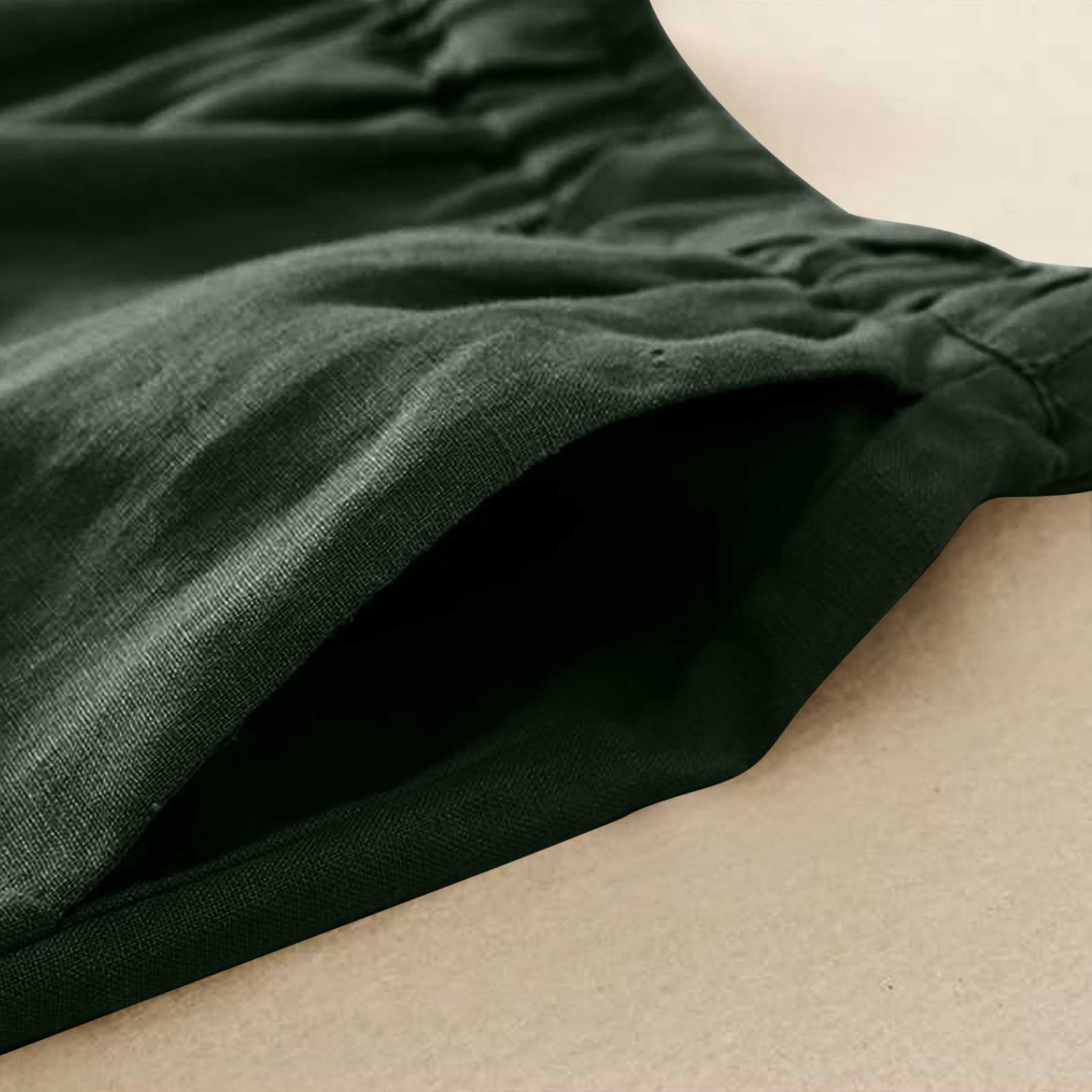 Cavosen Wrap Skirts for Women Summer Midi Calf Length Skirts Pleated Summer Skirts High Waist Plain Pencil Skirts Dress Button Athletic Beachwear Casual Resortwear Green XL