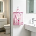 thumbnail image 6 of DAMAI Assorted Colors Clothespin Bag with Hanger, Multi-Purpose Mesh Organizer Bag with Hanging Hook Design, Kitchen Bathroom Storage for Clothespin Laundry Accessories Use, 6 of 6