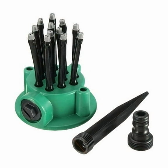 Lawn Garden Sprinkler Head, 360 Degree Rotation Lawn Sprinkler 1 Pack, 1/2, 3/4 Nipple Yard Sprinklers for Plant Irrigation System