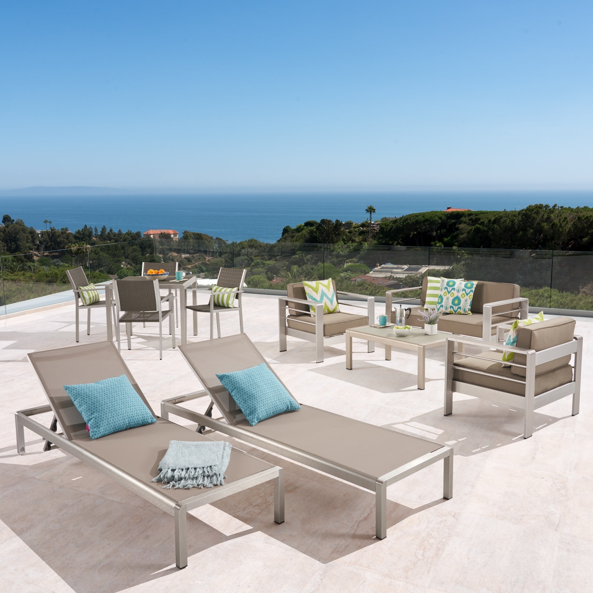 Christopher Knight Home Cape Coral Outdoor Dining Set