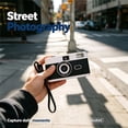 thumbnail image 3 of Reusable 35mm Film Camera With Built-In Flash, Focus-Free Point & Shoot, Manual Wind/Reload, ABS Retro Body – Uses Standard 135 Film Rolls (Film Not Included), 3 of 7