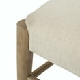 thumbnail image 6 of Noble House Fernleaf Fabric Upholstered Wood Dining Chairs, Set of 2, Light Ash and Light Beige Tweed, 6 of 9