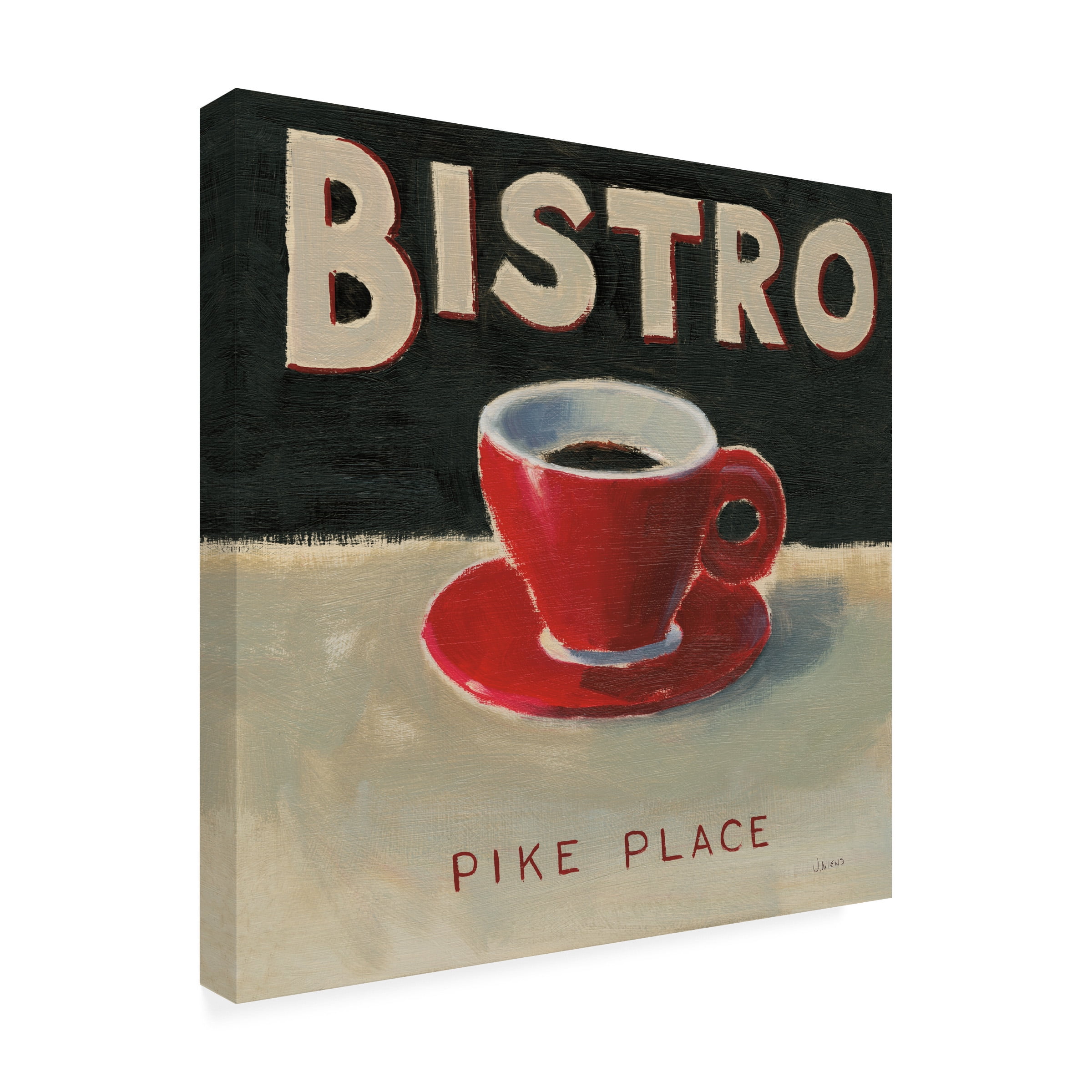 James Wiens 'Coffee Spot IV' Canvas Art