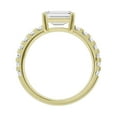 thumbnail image 2 of Unique Moments 2 ct Lab Grown Emerald Cut Diamond Engagement Solitaire Ring 14K Yellow Gold, 2 of 6
