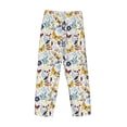 thumbnail image 5 of Goofa Flowers Butterfly Printed Soft Pajama Pants for Men, Wide Leg Comfy Casual Lounge Yoga Pants-X-Large, 5 of 9