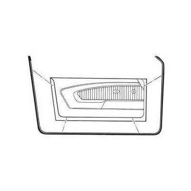 Scott Drake C9ZZ-6520530-1A Door Weatherstrips