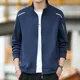 thumbnail image 5 of Ropa para hombre, sudaderas con cremallera completa y sin logotipo, jersey para hombre, sudadera sin capucha, nueva, de algodón, de una pieza, sudadera económica, overfit, 5 of 5