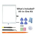 thumbnail image 7 of for iPad 7/8 (7th 8th Gen) Screen Replacement Digitizer Touch Glass 10.2", for 7th 8th Generation A2197 A2198 A2200 A2270 A2428 A2429 A2430, Full Repair Kit+Home Button [White], 7 of 7