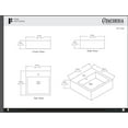 thumbnail image 4 of Fine Fixtures Square Vessel Sink Vitreous China w Overflow&nbsp;, 4 of 4