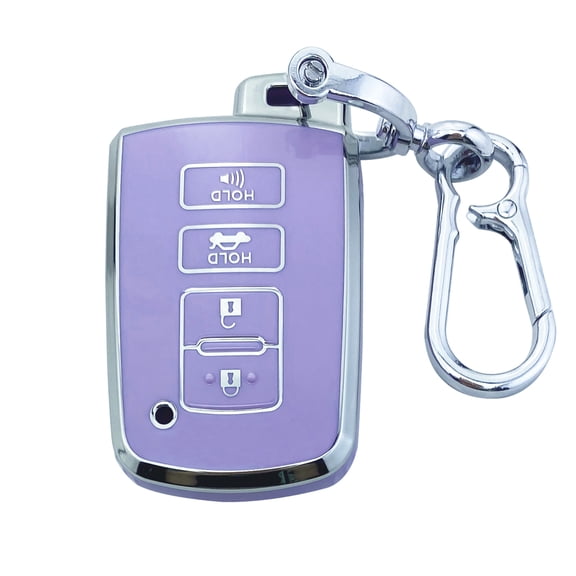 Yuebutor Key Fob Cover Case Compatible with Toyota,TPU Accessories Shell Protector