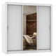 thumbnail image 2 of Ropero Closet Madesa Lyon Plus 3 Puertas 1 Con Espejos Blanco, 2 of 5