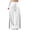 White, variant on Gytharion Women's Satin Silk Joggers Solid Color Fashion Wide Leg Sweatpants with Pockets Elastic High Waist Casual Loose Straight Leg Trousers