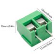 thumbnail image 2 of 50/100 Uds KF301 2P/3P tornillo conector de bloque de terminales PCB paso de 5mm Pin recto, 2 of 7