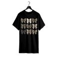 thumbnail image 1 of Women's Casual Camo Bow Tie Printed T-Shirt - spring/summer loose short sleeve breathable top, machine washable everyday wear, fashionably designed comfort fit, 1 of 6