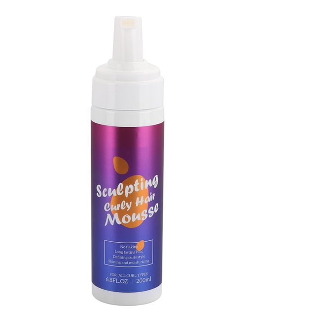 Mousse 200ml Mousse Para Cabello Rizado, Espuma Para El Cabello Hidratante Y Antiencrespamiento, Mousse
